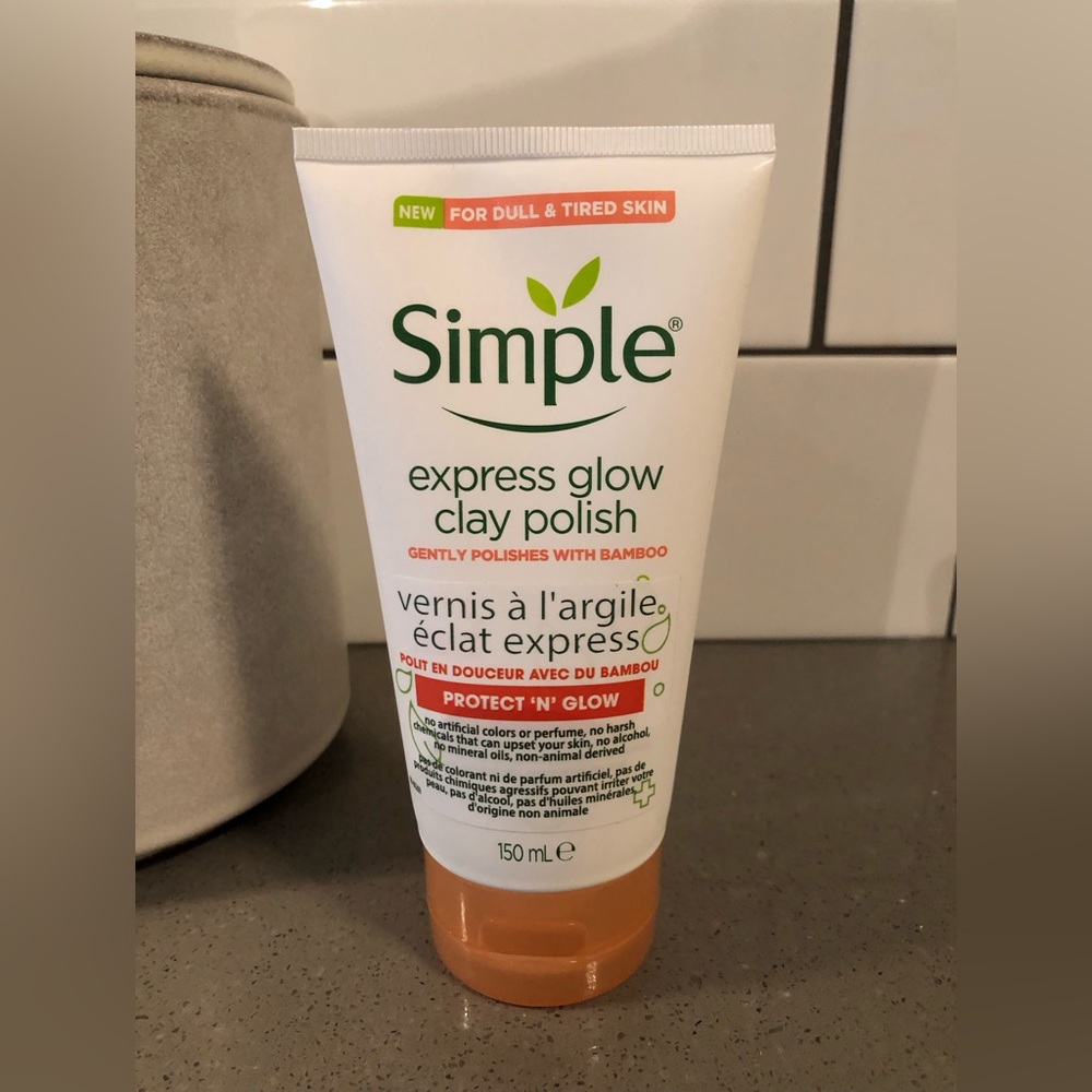 Brand new Simple brand face exfoliator/polish